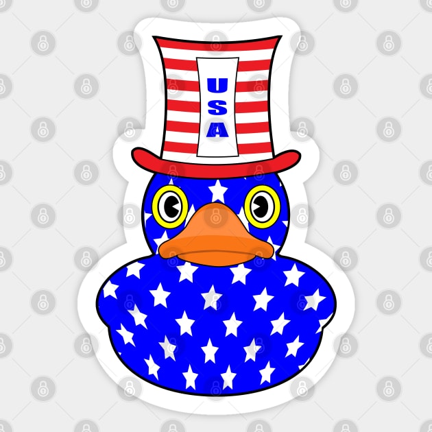 Cool Rubber duck USA Sticker by BigTime